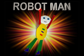 Robot Man - The world's first construction paper super-hero, in the never-ending battle to save planet earth from aliens and monsters!