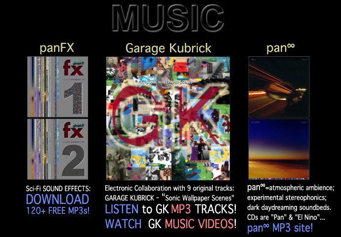 Mythopolis Music - panFX, Garage Kubrick, pan