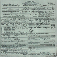 certificate of death - click for full size